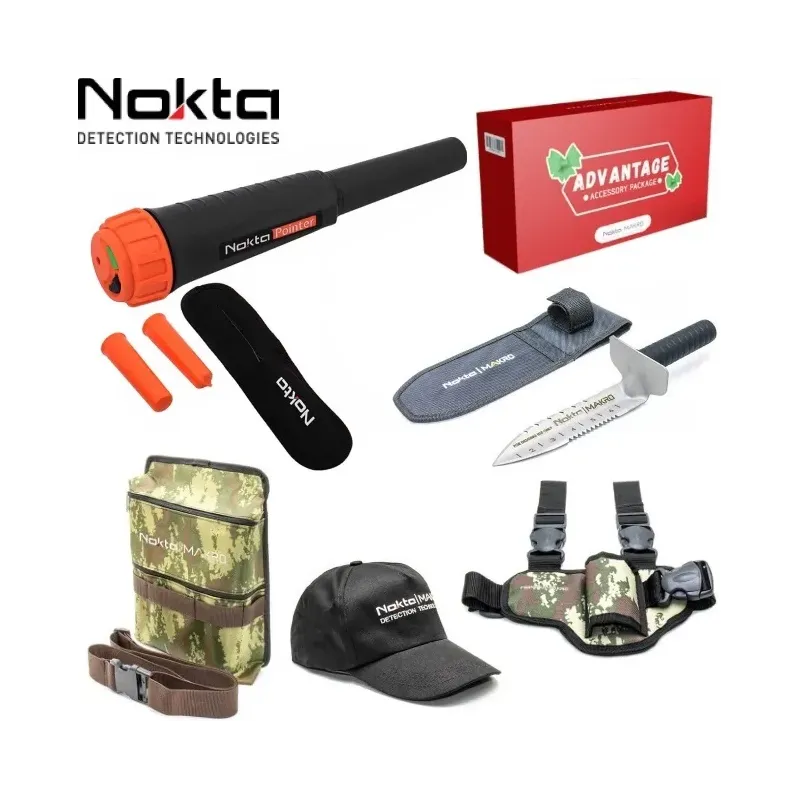Nokta Advantage rinkinys: Nokta Pointer pinpointeris, kasimo peilis ir priedai