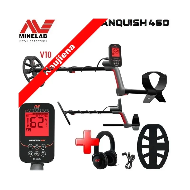 Minelab VANQUISH 460 metalo detektorius Minelab VANQUISH 460 metalo detektorius