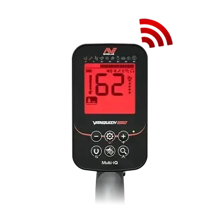 Minelab Vanquish 560 metalo detektorius | Multi-IQ, IP68, Bluetooth - profesionalams ir pažengusiems