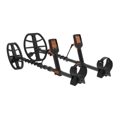 Quest X5 IDmaxX ir X10 IDmaxX metalo detektorių dydžių palyginimas