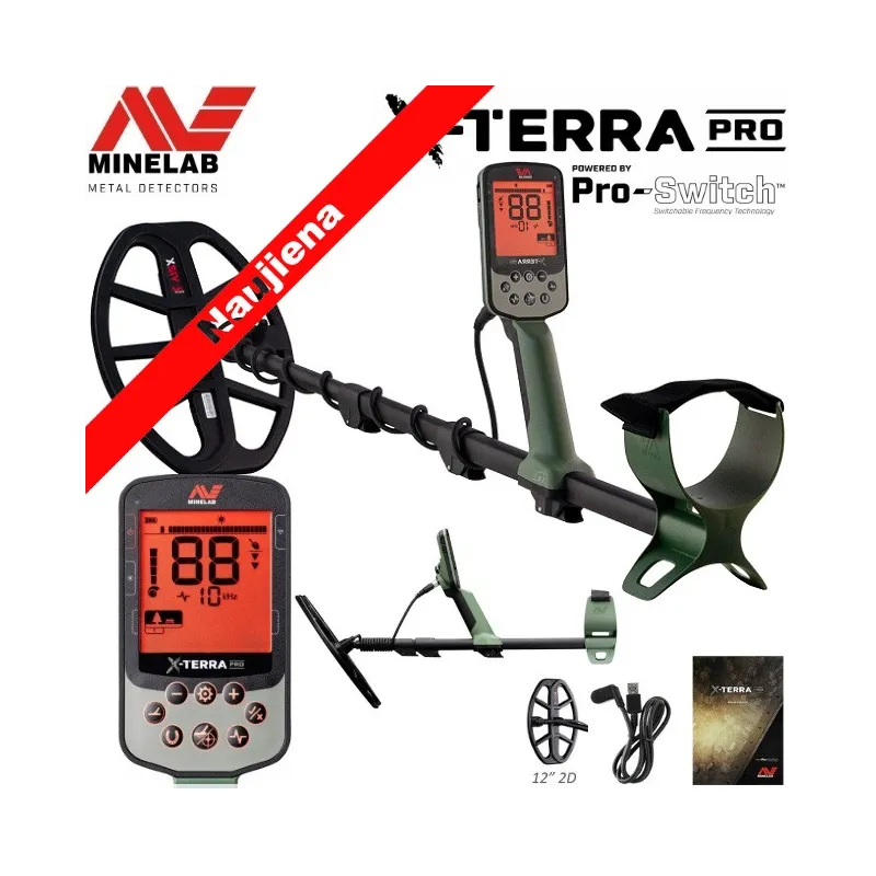 Minelab X-Terra Pro metalo detektorius (2025 modelis)